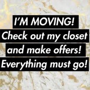 Moving sale, make me offers!